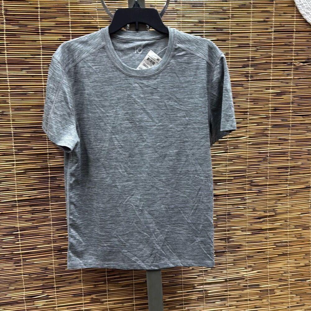 ID Ideology Men S Birdseye Training T-Shirt Gray Size Small